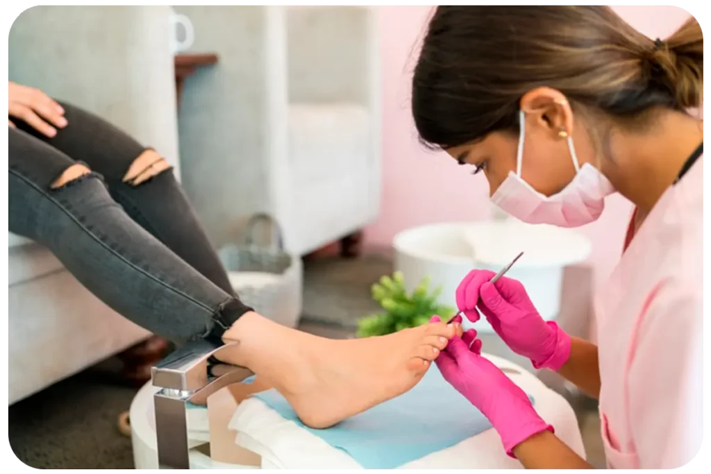curso de pedicura con practicas
