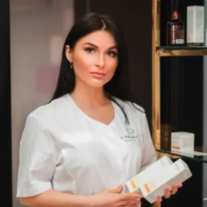 profesora de pedicura