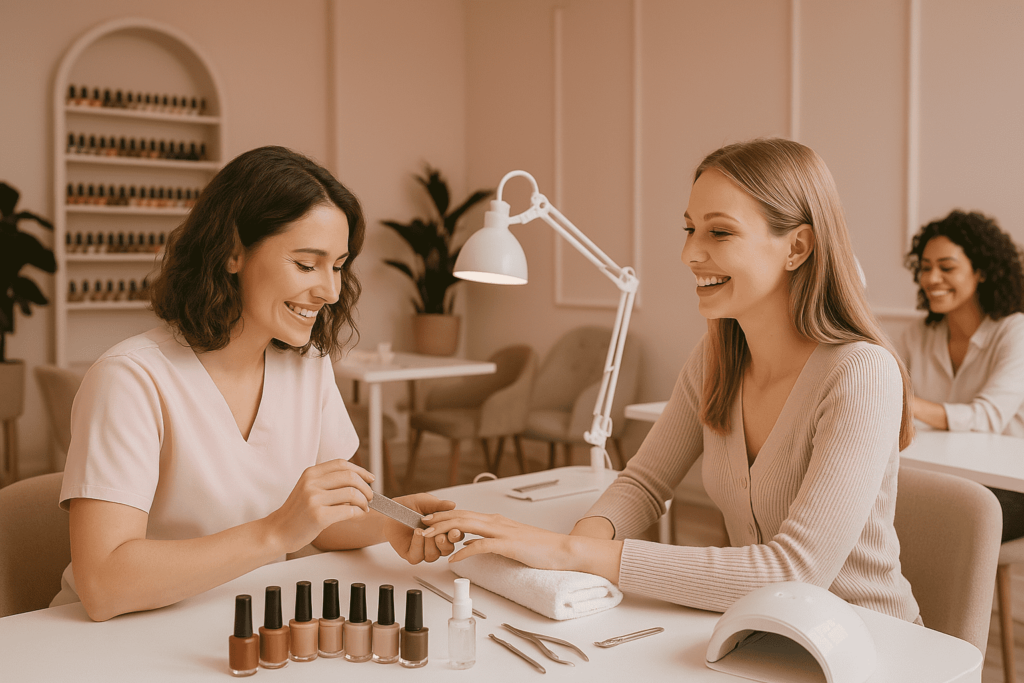 como trabajar en salones de uñas