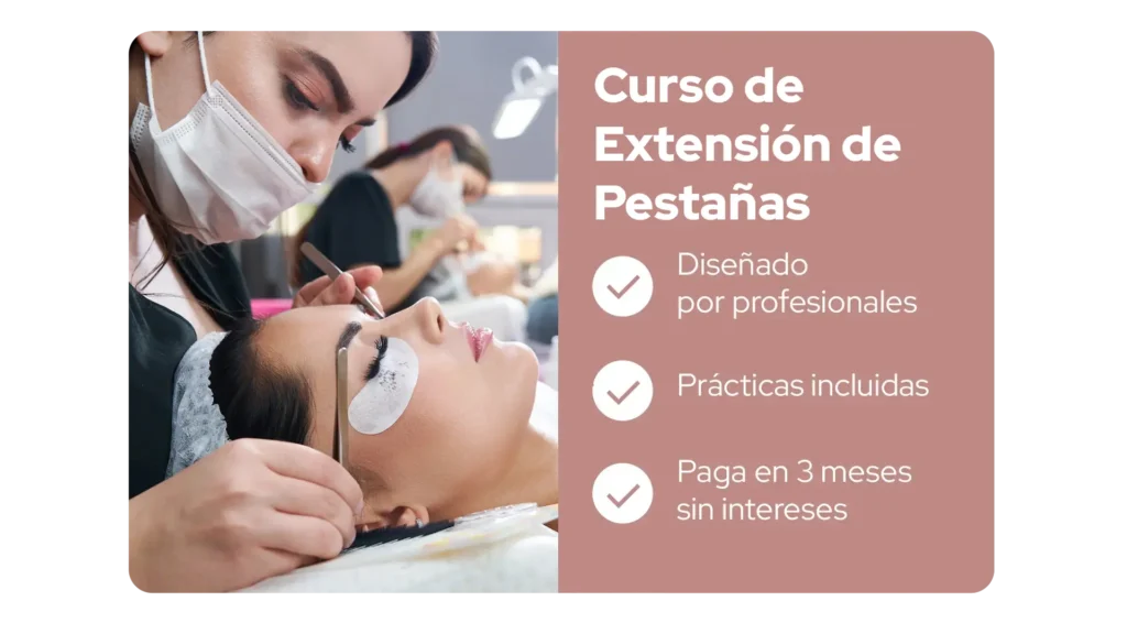 curso de extensiones de pestañas homologado