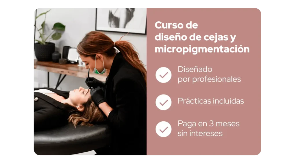 curso de diseño de cejas